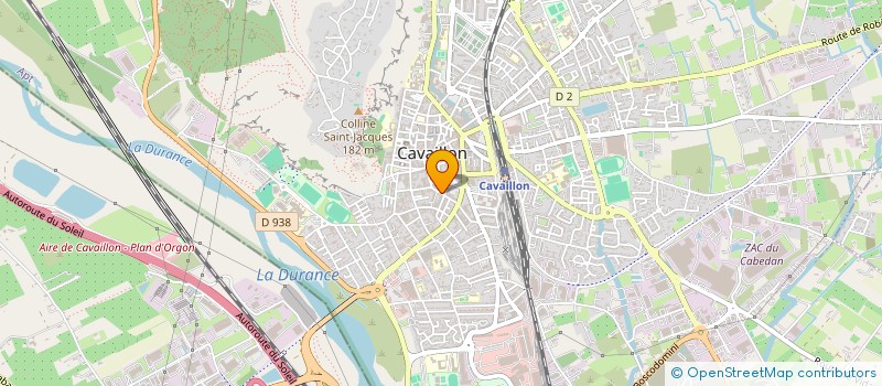 localisation de l'entreprise MADAME CATHERINE CHABAS  CAVAILLON