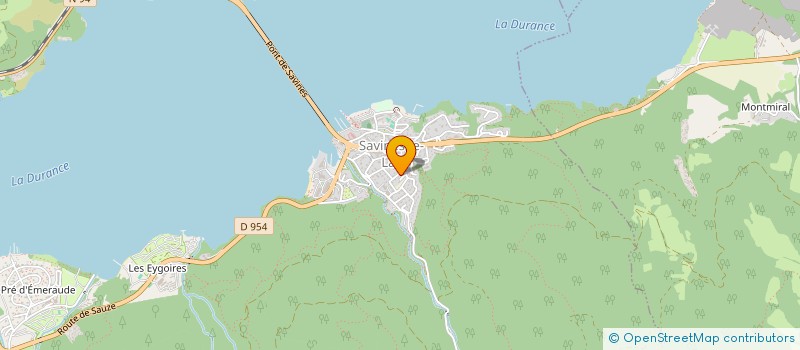 localisation de l'entreprise MADAME CATHERINE CHABOUD  SAVINES-LE-LAC