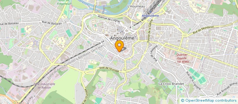 localisation de l'entreprise MADAME CATHERINE CHABROL à ANGOULEME