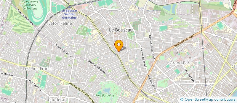 localisation de l'entreprise MADAME CATHERINE CHADAL à LE BOUSCAT