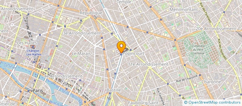 localisation de l'entreprise MADAME CATHERINE CHAILLET  PARIS