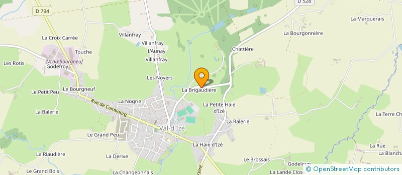 localisation de l'entreprise MADAME CATHERINE CHAMBARETAUD  VAL-D'IZE