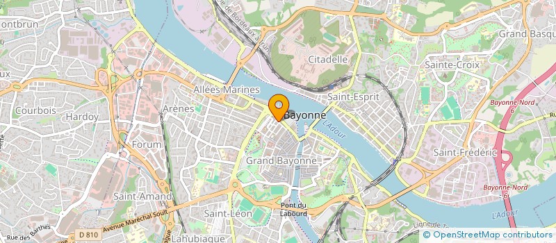 localisation de l'entreprise MADAME CATHERINE CHAMBE  BAYONNE