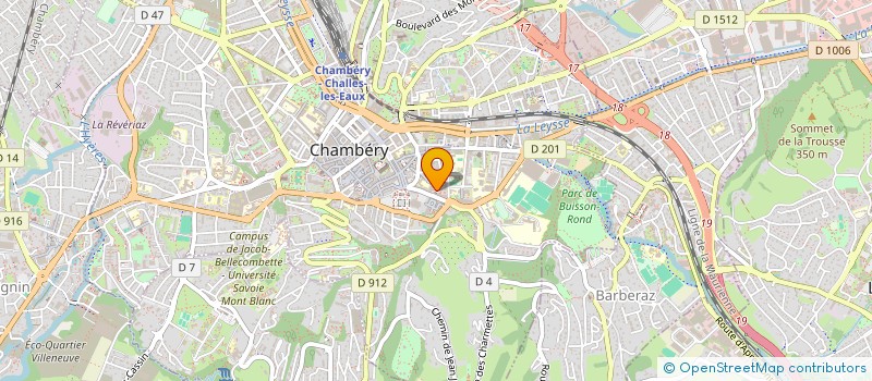 localisation de l'entreprise MADAME CATHERINE CHAMBRE  CHAMBERY