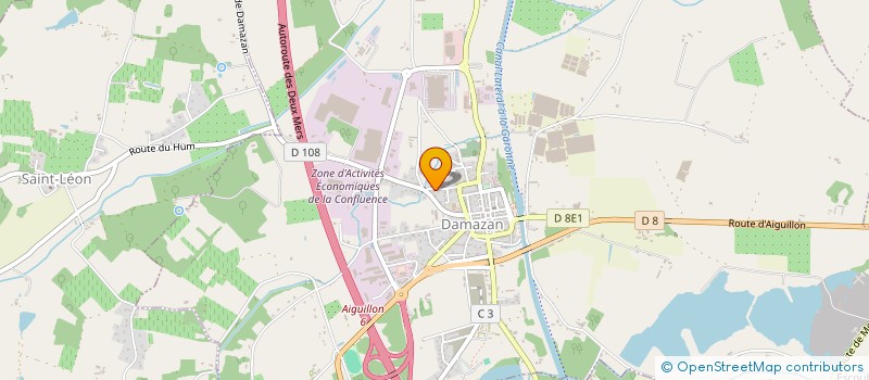 localisation de l'entreprise MADAME CATHERINE CHAMPFAY  DAMAZAN