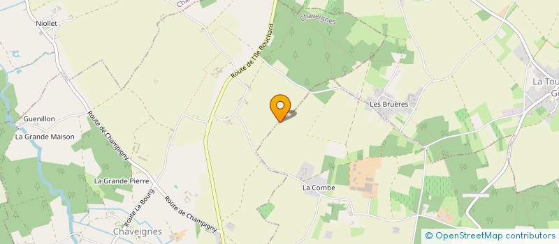 localisation de l'entreprise MADAME CATHERINE CHAMPIGNY  JAULNAY