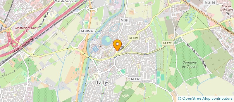 localisation de l'entreprise MADAME CATHERINE CHANEAC  LATTES