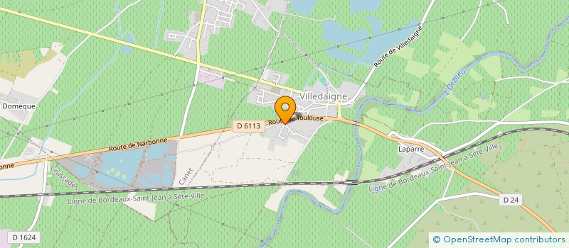 localisation de l'entreprise MADAME CATHERINE CHAPELAIN  VILLEDAIGNE