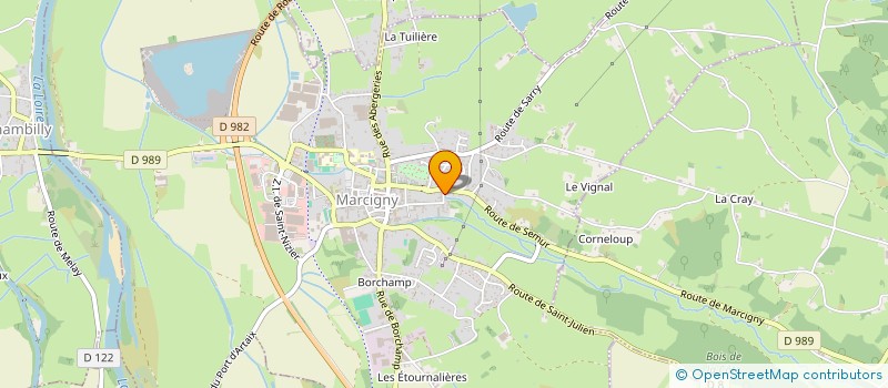 localisation de l'entreprise MADAME CATHERINE CHAPPET  MARCIGNY