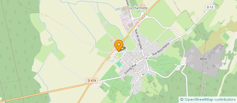 localisation de l'entreprise MADAME CATHERINE CHAPUIS  GY