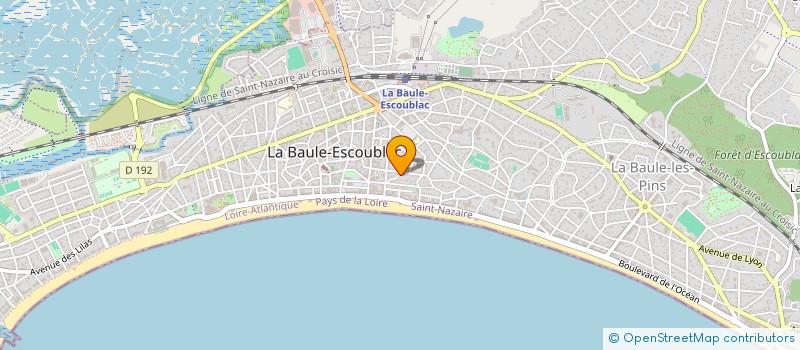 localisation de l'entreprise MADAME CATHERINE CHARBONNIER à LA BAULE-ESCOUBLAC