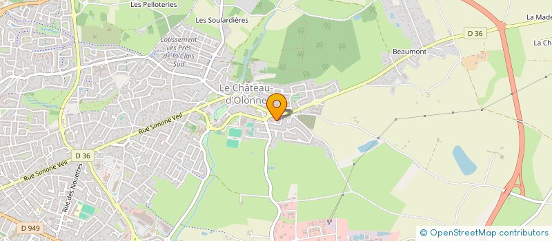 localisation de l'entreprise MADAME CATHERINE CHARENTON à LES SABLES D'OLONNE