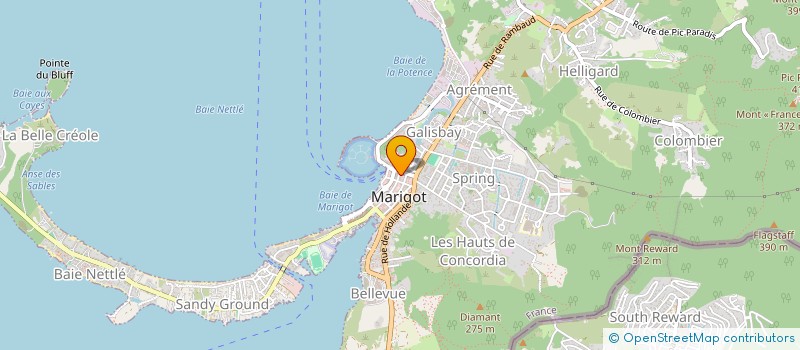 localisation de l'entreprise MADAME CATHERINE CHARLES  SAINT MARTIN