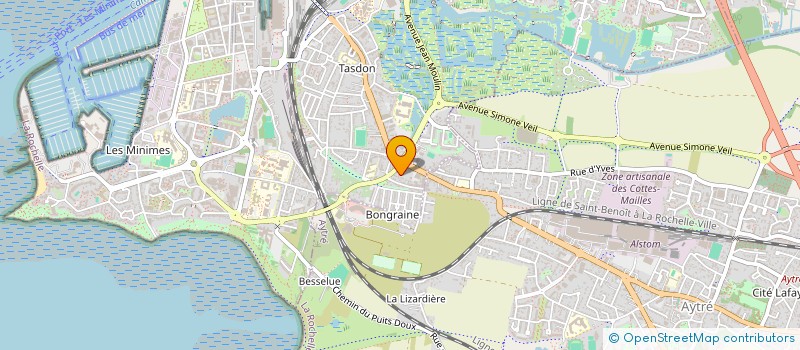 localisation de l'entreprise MADAME CATHERINE CHARLES  LA ROCHELLE