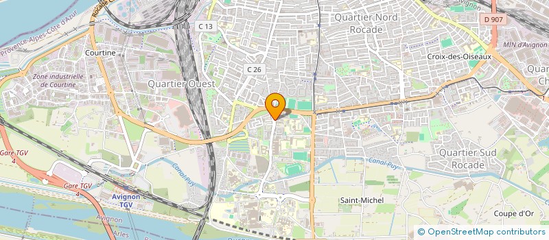 localisation de l'entreprise MADAME CATHERINE CHARRIA  AVIGNON