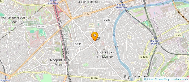 localisation de l'entreprise MADAME CATHERINE CHARTON  LE PERREUX-SUR-MARNE