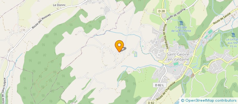 localisation de l'entreprise MADAME CATHERINE CHARVET  SAINT-GEOIRE-EN-VALDAINE