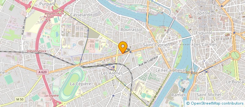 localisation de l'entreprise MADAME CATHERINE CHASSAIN à TOULOUSE