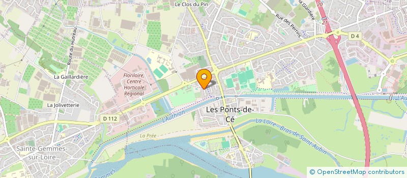 localisation de l'entreprise MADAME CATHERINE CHATAIGNER  LES PONTS-DE-CE