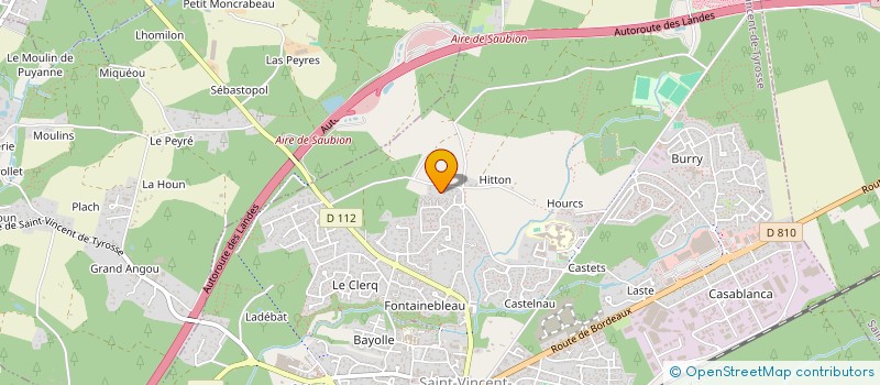 localisation de l'entreprise MADAME CATHERINE CHATEAUX  SAINT-VINCENT-DE-TYROSSE