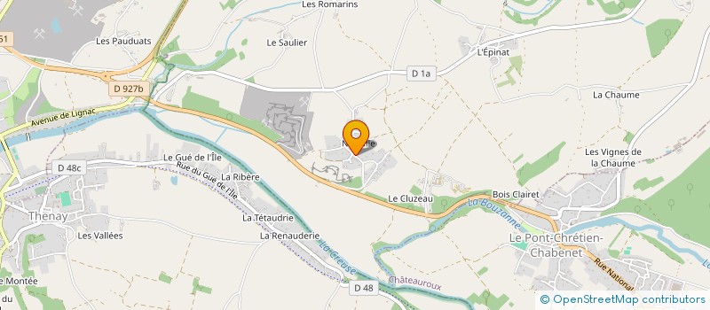 localisation de l'entreprise MADAME CATHERINE CHATELAIN à CHASSENEUIL