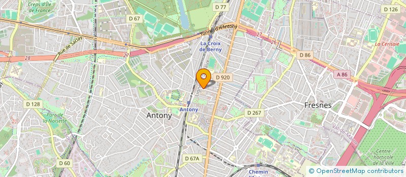 localisation de l'entreprise MADAME CATHERINE CHAUDERLOT à ANTONY