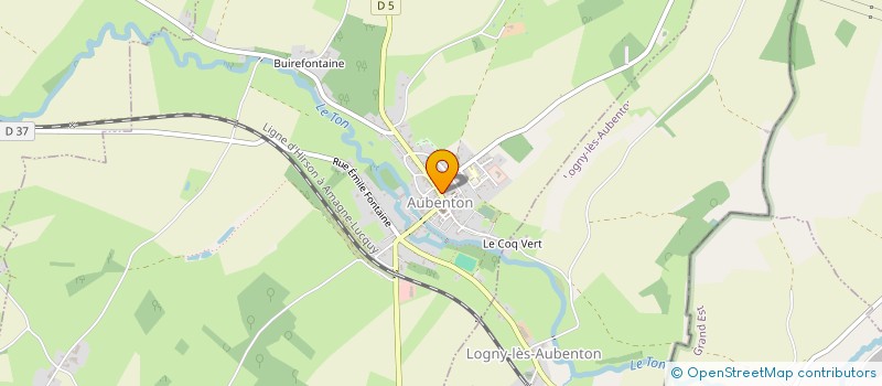 localisation de l'entreprise MADAME CATHERINE CHAUDRON  AUBENTON