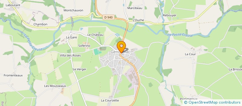 localisation de l'entreprise MADAME CATHERINE CHAULET  GENOUILLAC