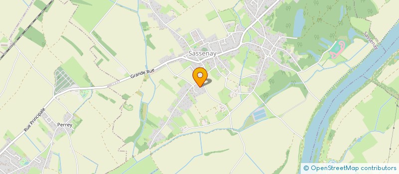 localisation de l'entreprise MADAME CATHERINE CHAUSSAT  SASSENAY