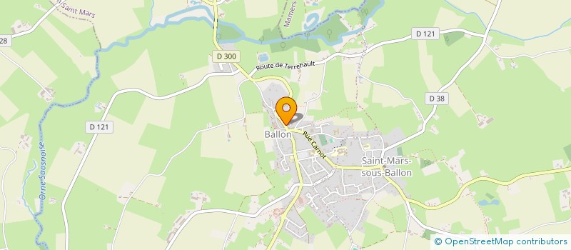 localisation de l'entreprise MADAME CATHERINE CHAUVEL  BALLON-SAINT MARS