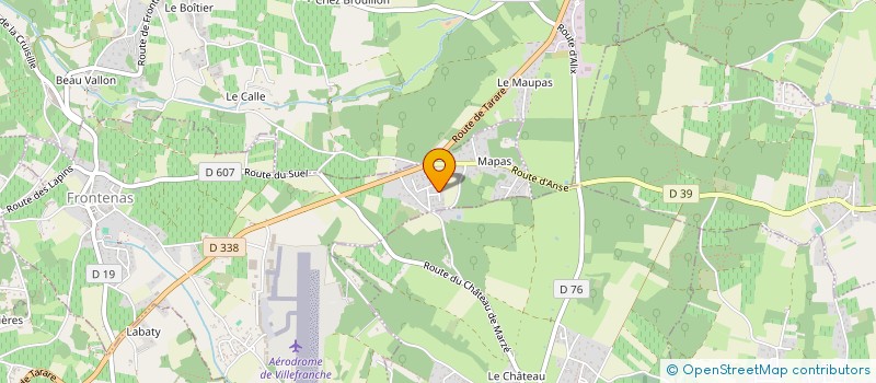 localisation de l'entreprise MADAME CATHERINE CHAVE  FRONTENAS