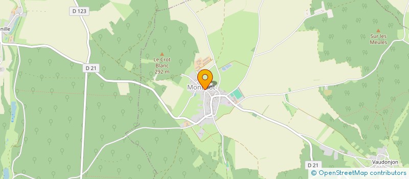 localisation de l'entreprise MADAME CATHERINE CHEDHOMME  MONTILLOT