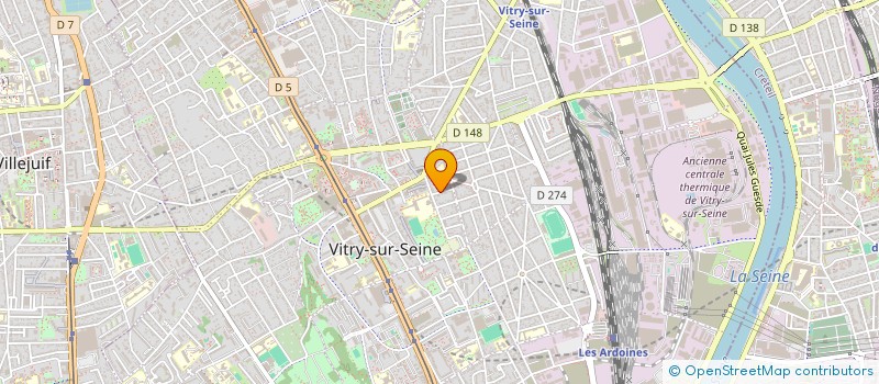 localisation de l'entreprise MADAME CATHERINE CHEN à VITRY-SUR-SEINE