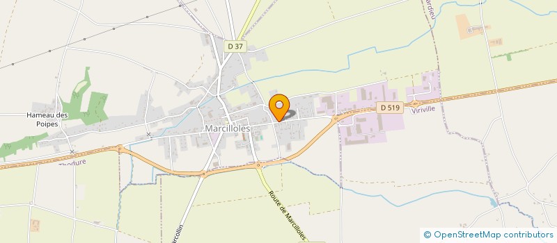 localisation de l'entreprise MADAME CATHERINE CHENARD  MARCILLOLES