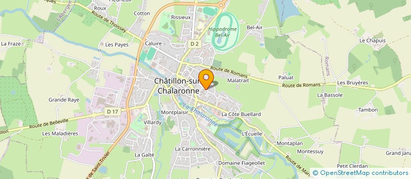 localisation de l'entreprise MADAME CATHERINE CHERY à CHATILLON-SUR-CHALARONNE