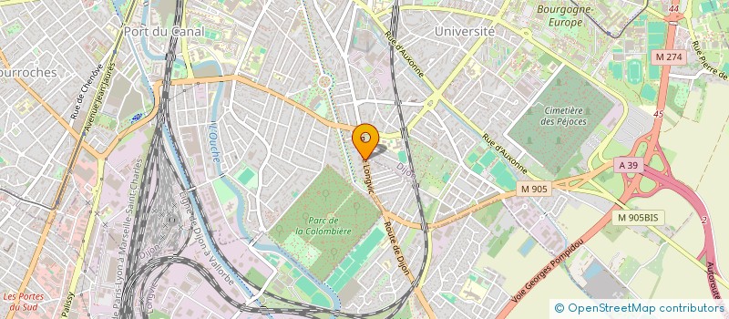 localisation de l'entreprise MADAME CATHERINE CHEVALIER  DIJON