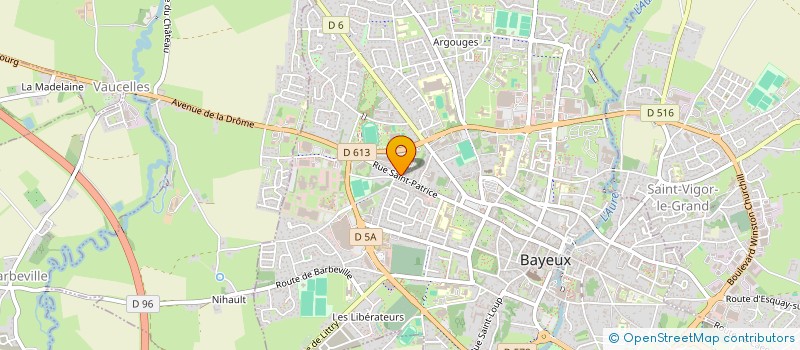 localisation de l'entreprise MADAME CATHERINE CHEVALIER  BAYEUX