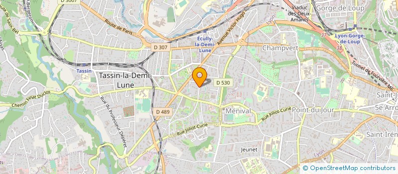 localisation de l'entreprise MADAME CATHERINE CHEVALLIER  TASSIN-LA-DEMI-LUNE