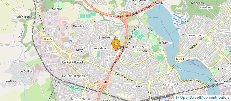 localisation de l'entreprise MADAME CATHERINE CHICHERIE  LORIENT