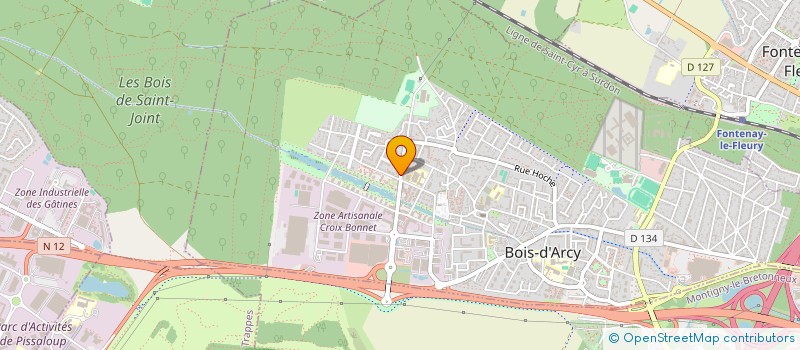 localisation de l'entreprise MADAME CATHERINE CHICOISNE  BOIS-D'ARCY