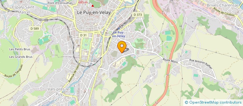 localisation de l'entreprise MADAME CATHERINE CHIFFE  LE PUY-EN-VELAY