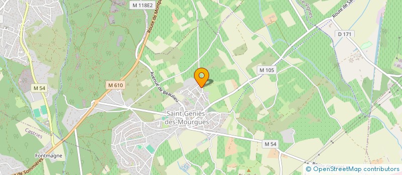 localisation de l'entreprise MADAME CATHERINE CHILLIET à SAINT-GENIES-DES-MOURGUES