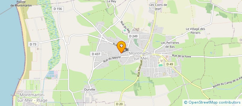 localisation de l'entreprise MADAME CATHERINE CHOISNET à MONTMARTIN-SUR-MER