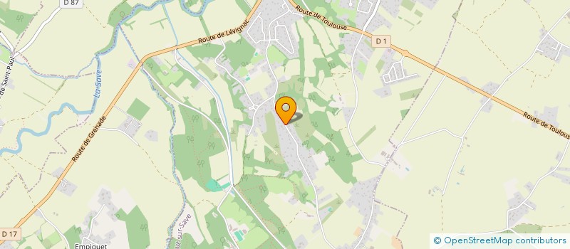 localisation de l'entreprise MADAME CATHERINE CHOPIN  MONTAIGUT-SUR-SAVE