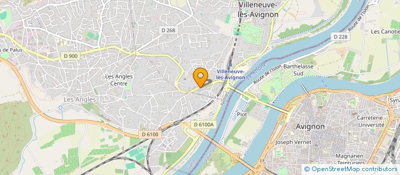 localisation de l'entreprise MADAME CATHERINE CHOURGNOZ  VILLENEUVE-LES-AVIGNON