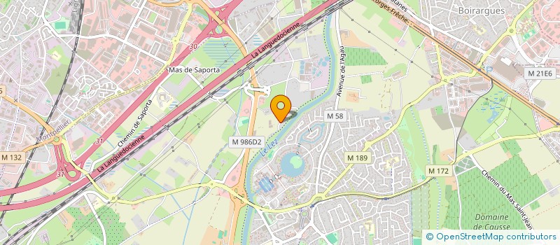 localisation de l'entreprise MADAME CATHERINE CHRETIEN à LATTES