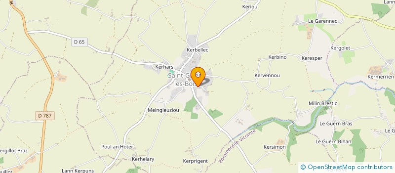 localisation de l'entreprise MADAME CATHERINE CHRISTIANE GUILLOU à SAINT-GILLES-LES-BOIS