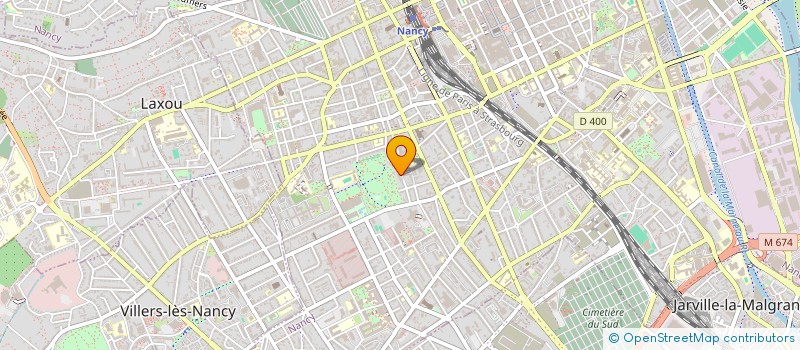 localisation de l'entreprise MADAME CATHERINE-CHRISTINE VAILLANDET  NANCY