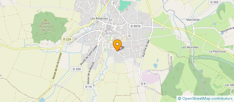 localisation de l'entreprise MADAME CATHERINE CIEPLY  BILLOM