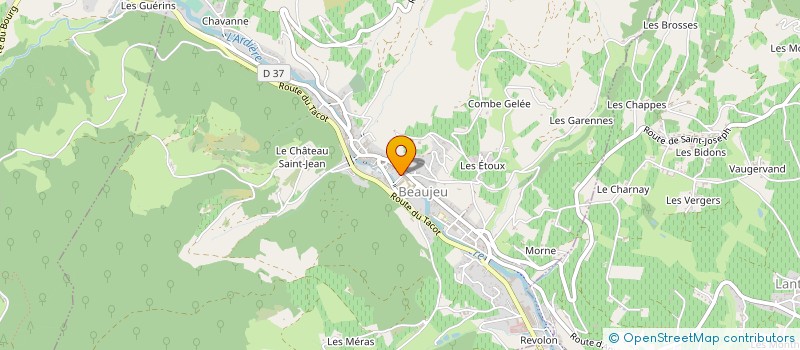 localisation de l'entreprise MADAME CATHERINE CINQUIN à BEAUJEU